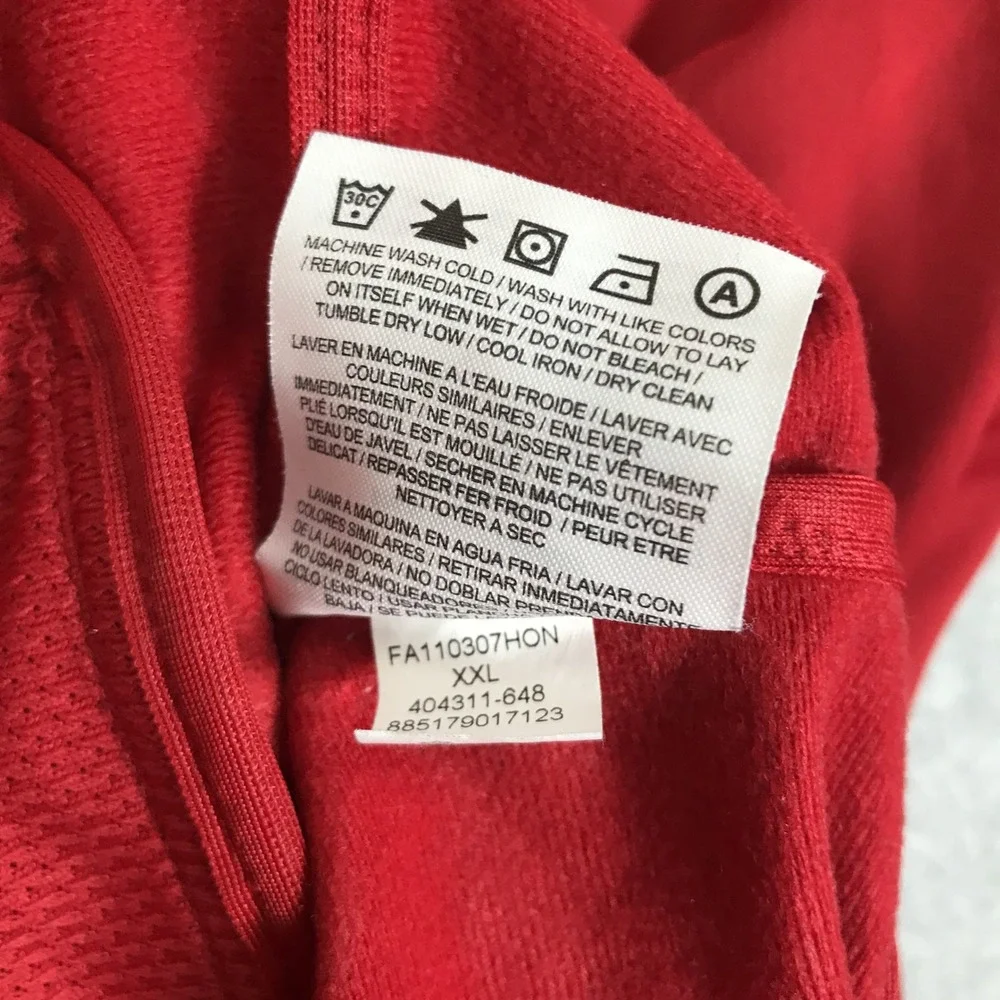 Jordan Jacket Mens XXL Red White Full Zip Jumpman Track Mock Neck